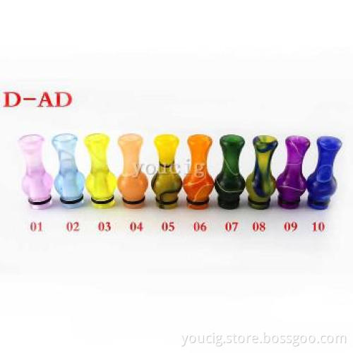 newest design and Beautiful colors e cigarette D-AD drip tip